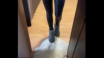 Good morning i wish you a nice week #feet #fetisch #nylonfetısh #boots girl