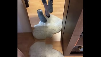 Good morning i wish you a nice week #feet #fetisch #nylonfetısh #boots girl