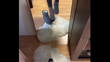 Good morning i wish you a nice week #feet #fetisch #nylonfetısh #boots girl