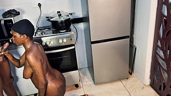 Woah she ate my cucumber before cooking