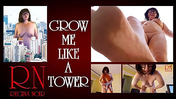 Grow like a tower giant secretary in the office the manager guy is very surprised by her height full video 267