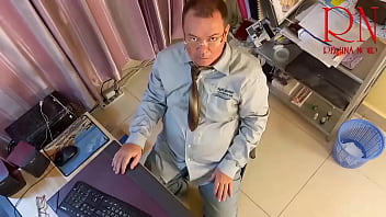 Grow like a tower giant secretary in the office the manager guy is very surprised by her height full video 267