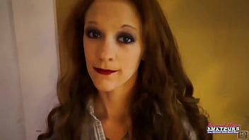 Petite ginger hottie cassie fingers her pussy and gets it deeply pounded