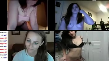 Cam battles blondes & brunette teens