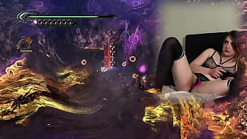 Lovense connected gaming sexy bimbo plays bayonetta episode 5