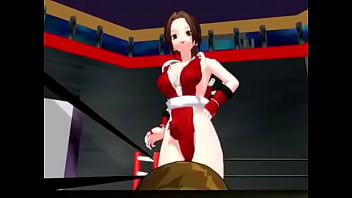 【mmd mai shiranui slapping