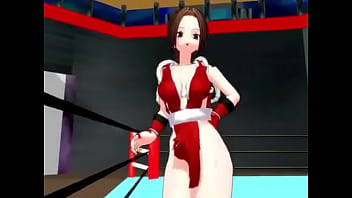 【mmd mai shiranui slapping