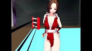 【mmd mai shiranui slapping