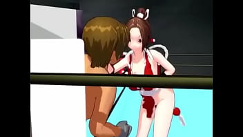 【mmd mai shiranui slapping
