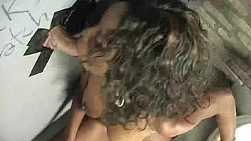 Sexy ebony enjoying gloryhole 28