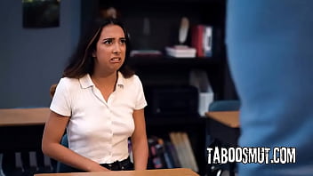 Pervy stepdad fucks his brunette stepdaughter in the classroom Pervy stepdad fucks his brunette stepdaughter in the classroom