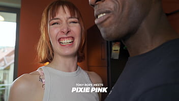 Pixie pink gets a visit pervert loves to watch her fuck huge bbc cock 1 on 1 doggystyle cuckold