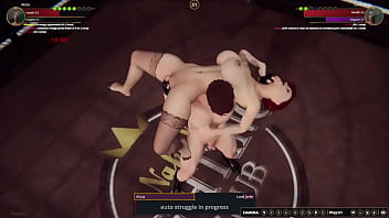 Alicia vs jerle nf3d mixed sex combat ring