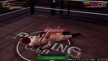 Alicia vs jerle nf3d mixed sex combat ring