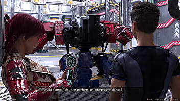 Stranded in space #18 flirting with a half robot girl