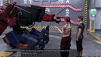 Stranded in space #18 flirting with a half robot girl