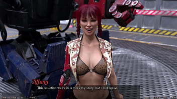 Stranded in space #18 flirting with a half robot girl