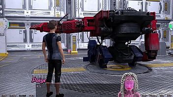 Stranded in space #18 flirting with a half robot girl