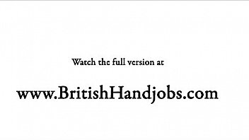 Busty blonde is mistreating a cock pov