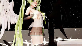 Hatsune miku hentai dance vocaloid undress mmd 3d blonde hair clip Hatsune miku hentai dance vocaloid undress mmd 3d blonde hair clip
