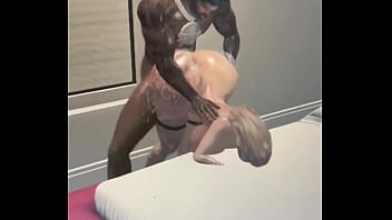 Busty thick booty snowbunny drilled deep bbc part 2 2