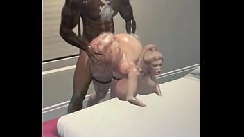 Busty thick booty snowbunny drilled deep bbc part 2 2