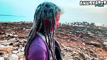 Public blowjob and big load of cum on face