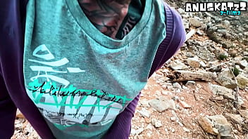 Public blowjob and big load of cum on face