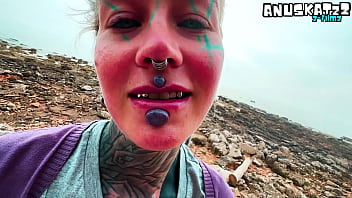 Public blowjob and big load of cum on face