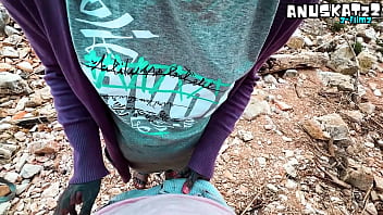 Public blowjob and big load of cum on face