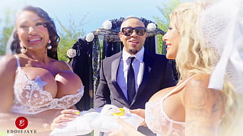 Ava and kitana's threesome wedding