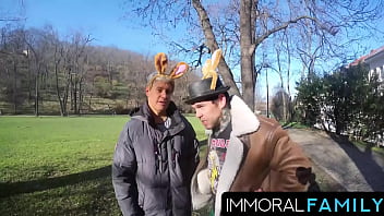 Mia trejsi begs for double dicks in egg hunt pussy pounding