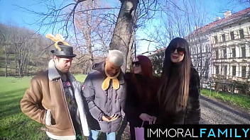 Mia trejsi begs for double dicks in egg hunt pussy pounding