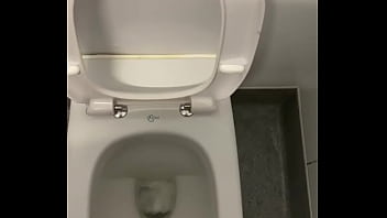 Wanking In Public Marketplace Toilets Had An Amazing Cumshot thumbnail