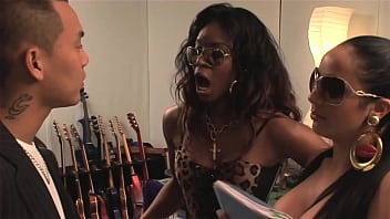 Bubble butt bitches jasmine webb and romana ryder fuck a cock and swallow