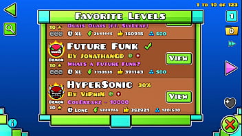 Future funk primer intento 48% geometry dash