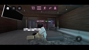 Follando en roblox