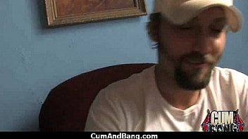 Black sluts mouth used by group of white cocks 10