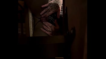 Shhh i have a surprise for you under the dinner table