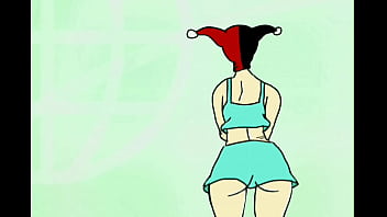 A bunda gostosa da arlequina