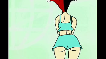 A bunda gostosa da arlequina