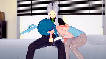 Bouncing on a hard cock bunny cutie candice rides until creampie