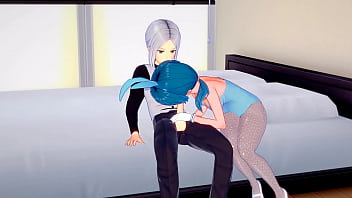 Bouncing on a hard cock bunny cutie candice rides until creampie