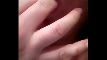 Hot short hair blonde milf teasing soacking fingers