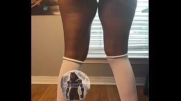 Sexy slim thick submissive big booty cheating ebony wife loves dressing up for her bbc bull and being a slutty sex slave