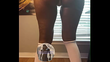 Sexy slim thick submissive big booty cheating ebony wife loves dressing up for her bbc bull and being a slutty sex slave