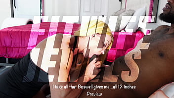 Classy slut takes on 12” of true bbc