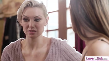 Alexia Anders Gives Her Stepmom Kenzie Taylor An Expensive Gift The Milf Gets Flattered Kisses Her Stepdaughter And Lets Her Lick Her Hairy Pussy thumbnail