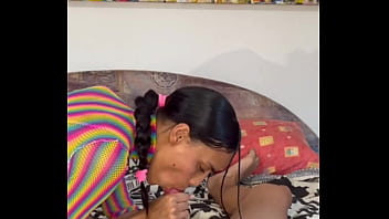 Gentle blowjob from the latin nymph violeta grey