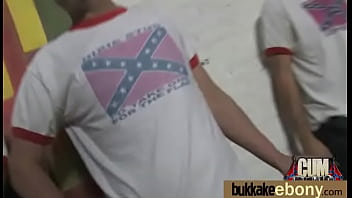 Interracial gangbang with white dicks 6